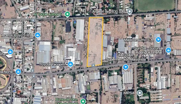 Lote de 38.000 m² en Godoy Cruz