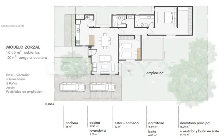 Casa de 2 dormitorios en Guaymallén, foto 1