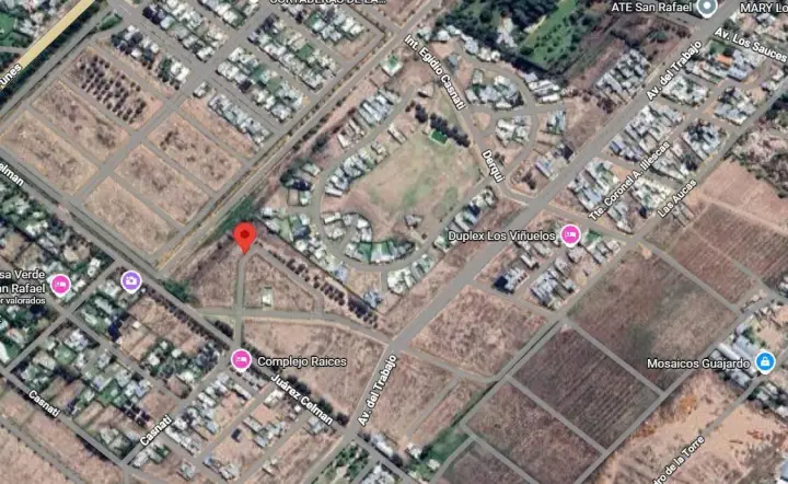 Lote de 425 m² en San Rafael