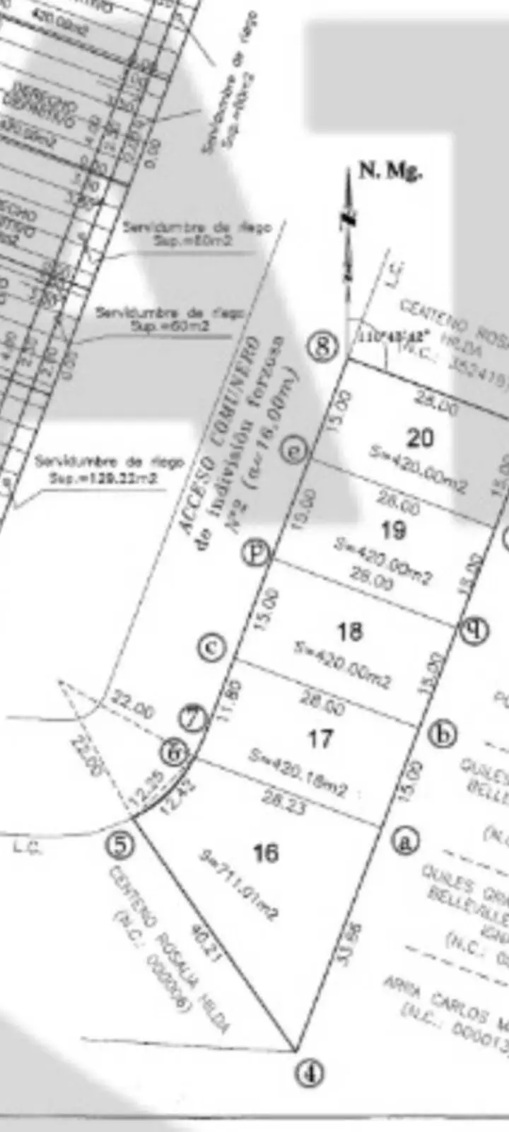 Lote de 712 m² en Luján de Cuyo